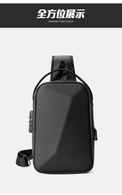 NEW Đàn ông túi ngực Capacity lớn túi vai Crossbody túi nam văn phòng giải trí iPad máy tính túi ngực Hard Shell