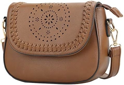 KKXIU túi Crossbody cho phụ nữ túi xách rỗng với dây đai điều chỉnh