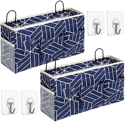 2PCS Lớn tường treo túi lưu trữ, cửa tủ quần áo len vải túi tổ chức, chống nước cho phòng khách phòng ngủ
