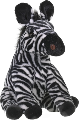 Cộng hòa hoang dã Zebra Plush, thú nhồi bông, đồ chơi Plush, quà tặng cho trẻ em, Cuddlekins 12 inch, đa màu