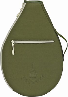 Túi đựng vợt tennis đệm neoprene | Vỏ bảo vệ có túi | Thiết kế dạng ống mềm, 2 ngăn, vừa vợt tennis, squash, cầu lông, đeo vai đơn hoặc đeo chéo