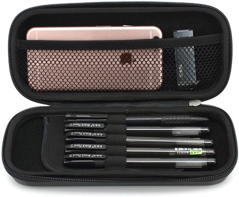 EVA Pencil Case Polyester bền và PU Leather Xây dựng với lớp lót vải mềm và nhiều khoang bên trong