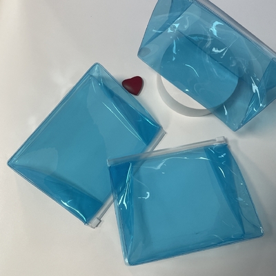 PVC EVA Mỹ phẩm trong suốt Túi du lịch Bao bì Hộp đựng 0.06MM