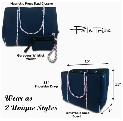 Túi tote Neoprene lớn cho nữ Trọng lượng nhẹ để đi tập thể dục trên bãi biển