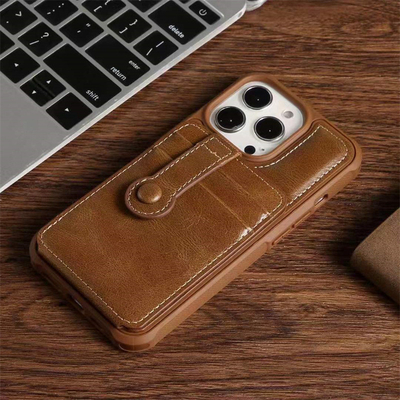 Vỏ điện thoại bằng da thuần chay tương thích với iPhone 13 Pro Max Mỏng Cao cấp Cổ điển Sang trọng Thanh lịch Vỏ mỏng