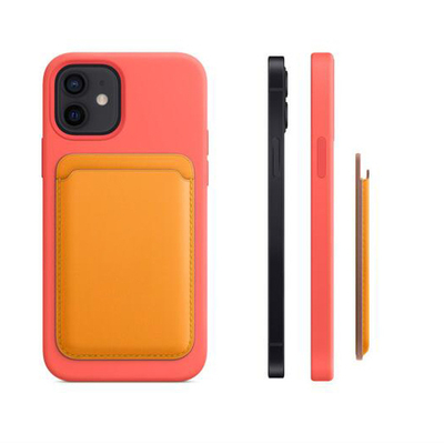 Mặt sau Magsafe Wallet Case Case Leather PU cho thẻ Galaxy S7 Iphone 13