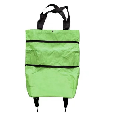 Gấp 600D Túi mua sắm vải Tote Kích thước túi có thể mở rộng