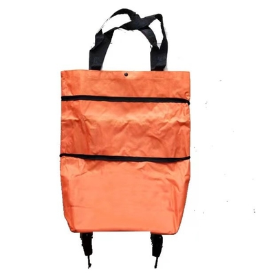 Gấp 600D Túi mua sắm vải Tote Kích thước túi có thể mở rộng