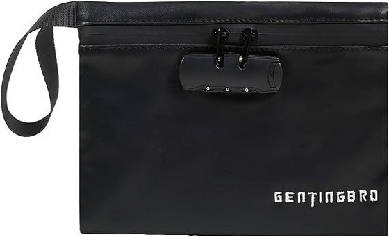 Túi tiền với khóa KaAutoler chống cháy và chống nước Túi tiền với khóa zipper chống cháy hộp an toàn túi tiền Locki