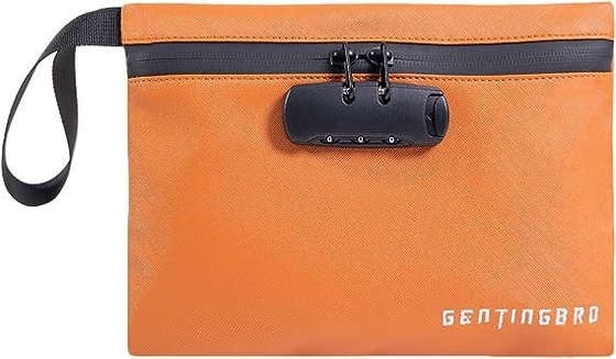 Túi tiền với khóa KaAutoler chống cháy và chống nước Túi tiền với khóa zipper chống cháy hộp an toàn túi tiền Locki