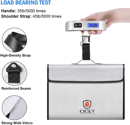 Túi giấy tờ chống cháy - Hộp chống cháy [cấp nhiệt] Hộp an toàn chống cháy cho nhà
