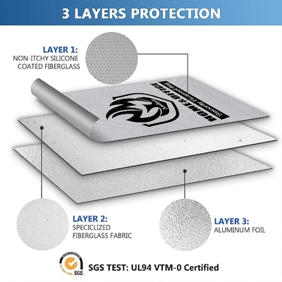 Thẻ nâng cấp túi giấy chống cháy hai túi (2000 ° F), 15 ′′ x 11 ′′ Thùng tiền chống cháy chống nước với khóa khóa, chống nước