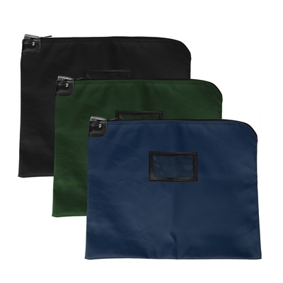 Laminated NYLON HIPAA LOCKING COURIER BAGS VÀ CARDHOLDER - 19W X 15H - Sẵn sàng để vận chuyển