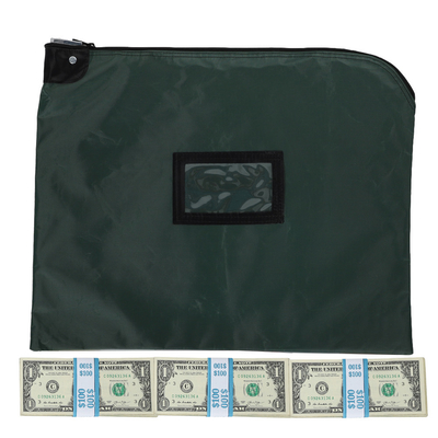 Laminated NYLON HIPAA LOCKING COURIER BAGS VÀ CARDHOLDER - 19W X 15H - Sẵn sàng để vận chuyển