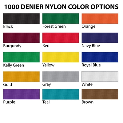 1000d Nylon với túi ngân hàng bưu điện khóa da - 22w X 18h X 7d - Made-to-order