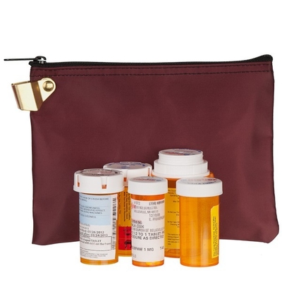 LAMINATED NYLON LOCKABLE MEDICINE BAG chống thấm nước Capacity lớn túi thuốc di động - tùy chỉnh