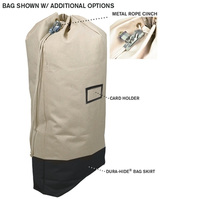 DRAWSTRING DRAW-OFF Capacity CANVAS POIL BAG BANK BAG - màu sắc tùy chỉnh có sẵn