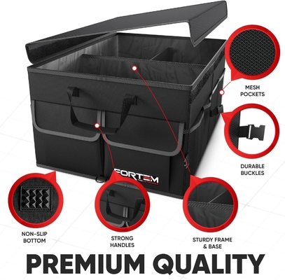 Tổ chức hành lý xe hơi, Tổ chức xe hơi đa khoang gập, Lưu trữ SUV gấp cho phụ kiện xe hơi cho phụ nữ