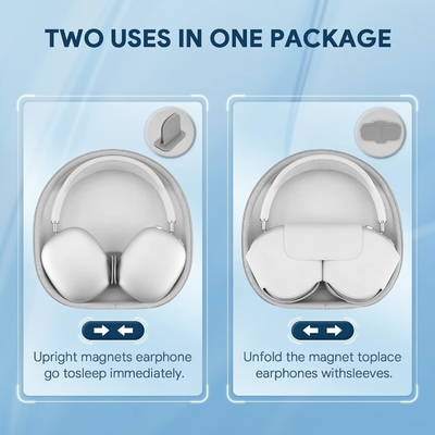 Vỏ thông minh cho Apple AirPods Max hỗ trợ chế độ ngủ, tổ chức cứng túi lưu trữ bao phủ du lịch