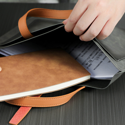 NEW PU LEATHER Capacity BRIEFCASE BRIEFCASE LEATHER BUCKLE BUSINESS DOCUMENT BAG Đồ xách chống nước