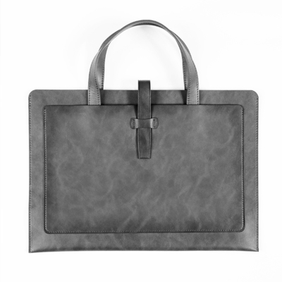 NEW PU LEATHER Capacity BRIEFCASE BRIEFCASE LEATHER BUCKLE BUSINESS DOCUMENT BAG Đồ xách chống nước