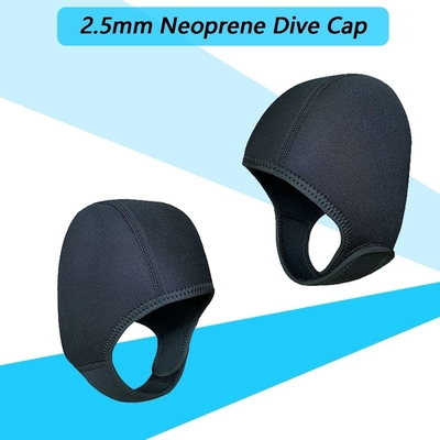 2.5mm Neoprene Dive Cap Surf Cap, mũ lặn, mũ nắng nhiệt với dây đeo cằm, Mũ chống gió cho lướt sóng Kayak Raf