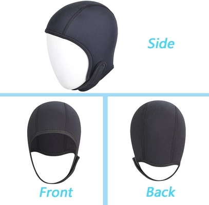 2.5mm Neoprene Dive Cap Surf Cap, mũ lặn, mũ nắng nhiệt với dây đeo cằm, Mũ chống gió cho lướt sóng Kayak Raf