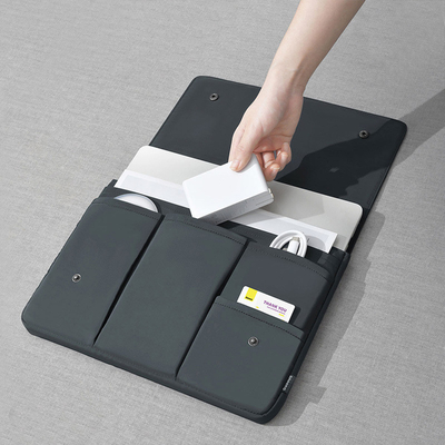 Máy tính xách tay túi bên trong nhiều lớp cầm tay iPad túi lưu trữ chống nước Clamshell túi máy tính 13 &quot;to 16&quot;