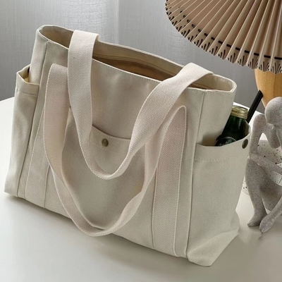 Túi vải Tote đi ra ngoài vải tất cả trong một công việc xuất hiện cao cấp đi lại dung lượng lớn sinh viên nghệ thuật một vai