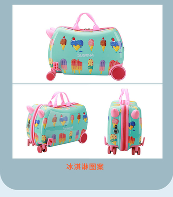 Hộp xe tải đa chức năng cho trẻ em New Riding Suitcase Multi-Wheel Cartoon Baby Suitcase Riding