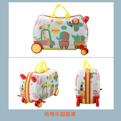 Hộp xe tải đa chức năng cho trẻ em New Riding Suitcase Multi-Wheel Cartoon Baby Suitcase Riding