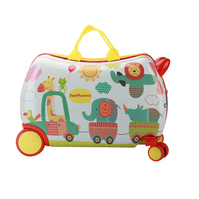 Hộp xe tải đa chức năng cho trẻ em New Riding Suitcase Multi-Wheel Cartoon Baby Suitcase Riding