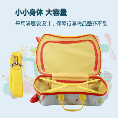 Hộp xe tải đa chức năng cho trẻ em New Riding Suitcase Multi-Wheel Cartoon Baby Suitcase Riding
