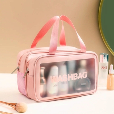 Hỗn độ lớn tách khô và ướt túi trang điểm phụ nữ trang điểm di động túi lưu trữ 2024 túi đồ vệ sinh mới túi du lịch