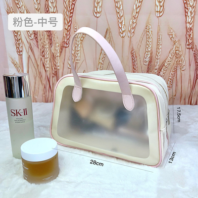 Hỗn độ lớn tách khô và ướt túi trang điểm phụ nữ trang điểm di động túi lưu trữ 2024 túi đồ vệ sinh mới túi du lịch