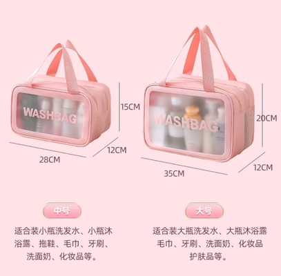 Hỗn độ lớn tách khô và ướt túi trang điểm phụ nữ trang điểm di động túi lưu trữ 2024 túi đồ vệ sinh mới túi du lịch