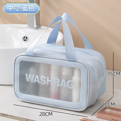 Hỗn độ lớn tách khô và ướt túi trang điểm phụ nữ trang điểm di động túi lưu trữ 2024 túi đồ vệ sinh mới túi du lịch