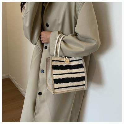 TOTE BAG CANVAS BAG CANVAS GIRL TOTE INS BENTO LUNCH BOX