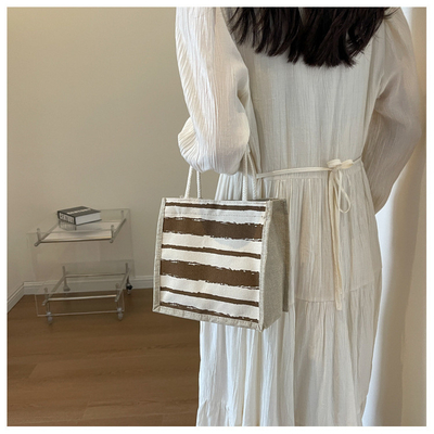 TOTE BAG CANVAS BAG CANVAS GIRL TOTE INS BENTO LUNCH BOX