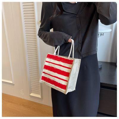 TOTE BAG CANVAS BAG CANVAS GIRL TOTE INS BENTO LUNCH BOX