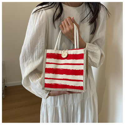 TOTE BAG CANVAS BAG CANVAS GIRL TOTE INS BENTO LUNCH BOX