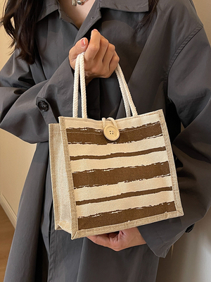 TOTE BAG CANVAS BAG CANVAS GIRL TOTE INS BENTO LUNCH BOX