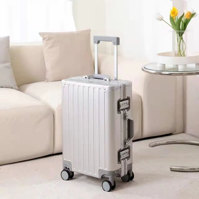 Tất cả nhôm magiê hợp kim hành lý của phụ nữ và nam giới nhôm hợp kim thanh hộp khung nhôm 26 &quot;vật liệu vali