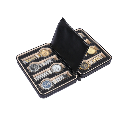 VINTAGE STYLE 8-BIT ELECTROMECHANICAL WATCH CASE thời trang góc tròn cá tính đồng hồ hiển thị zipper bag