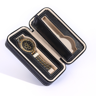 VINTAGE STYLE 8-BIT ELECTROMECHANICAL WATCH CASE thời trang góc tròn cá tính đồng hồ hiển thị zipper bag
