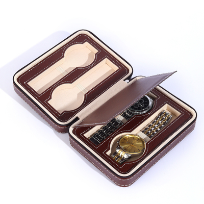 VINTAGE STYLE 8-BIT ELECTROMECHANICAL WATCH CASE thời trang góc tròn cá tính đồng hồ hiển thị zipper bag