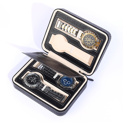 VINTAGE STYLE 8-BIT ELECTROMECHANICAL WATCH CASE thời trang góc tròn cá tính đồng hồ hiển thị zipper bag