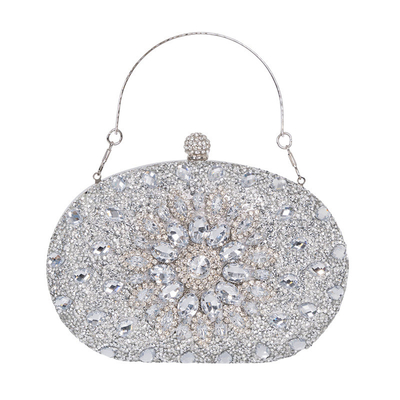 Amazon kim cương nhúng hoa hướng dương túi ăn tối nữ thời trang tiệc tùng Clutch tất cả phù hợp váy đêm túi
