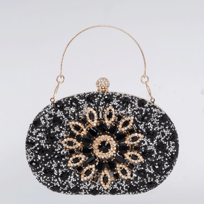 Amazon kim cương nhúng hoa hướng dương túi ăn tối nữ thời trang tiệc tùng Clutch tất cả phù hợp váy đêm túi