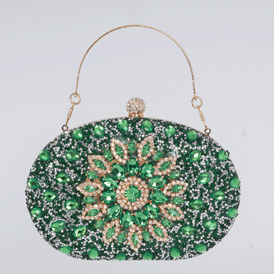 Amazon kim cương nhúng hoa hướng dương túi ăn tối nữ thời trang tiệc tùng Clutch tất cả phù hợp váy đêm túi